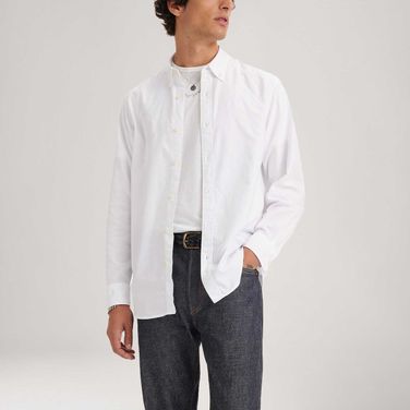 Camisa Oxford Levi's® Authentic Button Down Branca Manga Longa