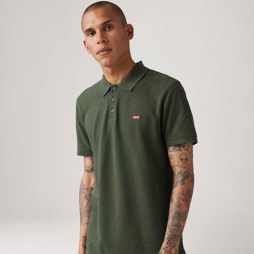 Camisa Polo Levi's® Housemark Verde Manga Curta