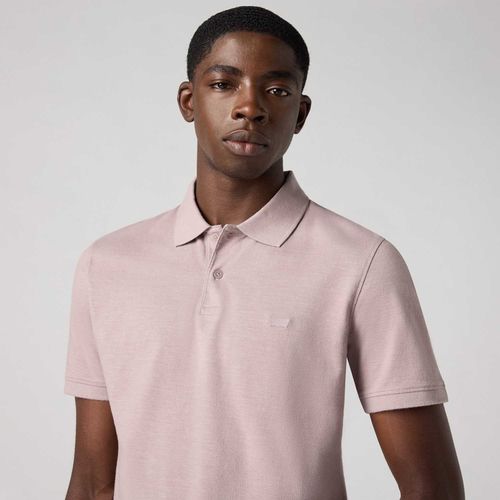Camisa Polo Levi's® Slim Housemark Lilás Manga Curta