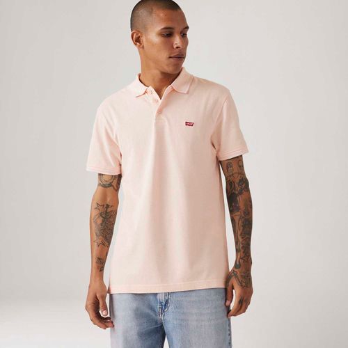 Camisa Polo Levi's® Housemark Rosa Manga Curta
