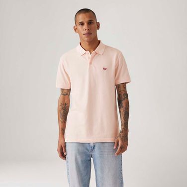 Camisa Polo Levi's® Housemark Rosa Manga Curta