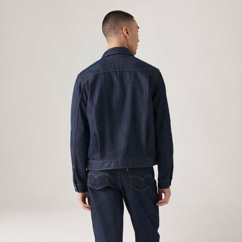 Jaqueta Jeans Levi's® Wellthread Trucker Type II Lavagem Escura