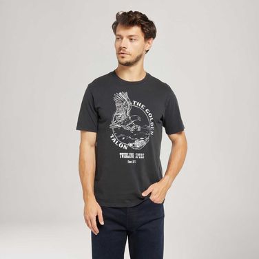 Camiseta Levi's® Graphic Crewneck Preta Manga Curta
