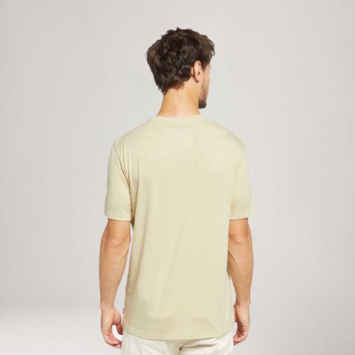 Camiseta Levi's® Graphic Crewneck Bege Manga Curta