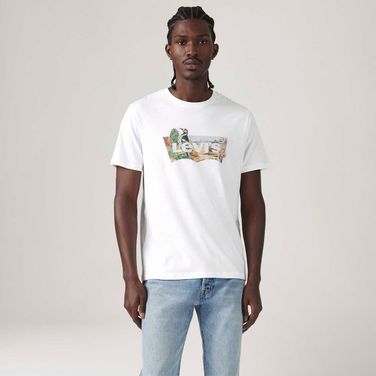 Camiseta Levi's® Graphic Crewneck Branco Manga Curta