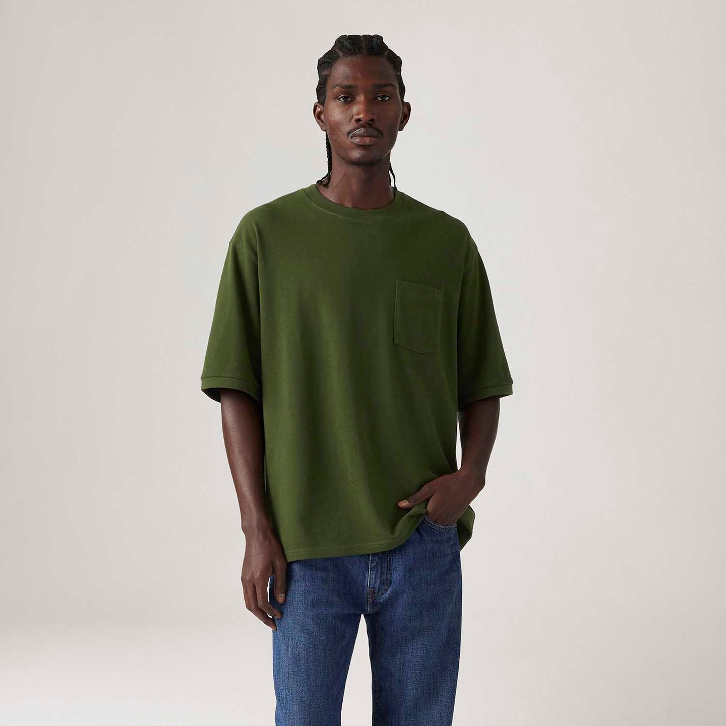Camiseta Levi's® Half Sleeve Pique Verde Manga Curta - Levi's® Brasil