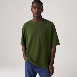 Camiseta Levi's® Half Sleeve Pique Verde Manga Curta - Levi's® Brasil
