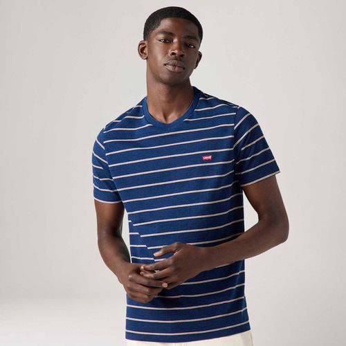 Camiseta Levi's® Original Housemark Azul Manga Curta