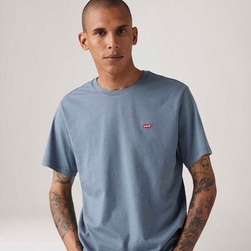 Camiseta Levi's® Classic Housemark Azul Manga Curta