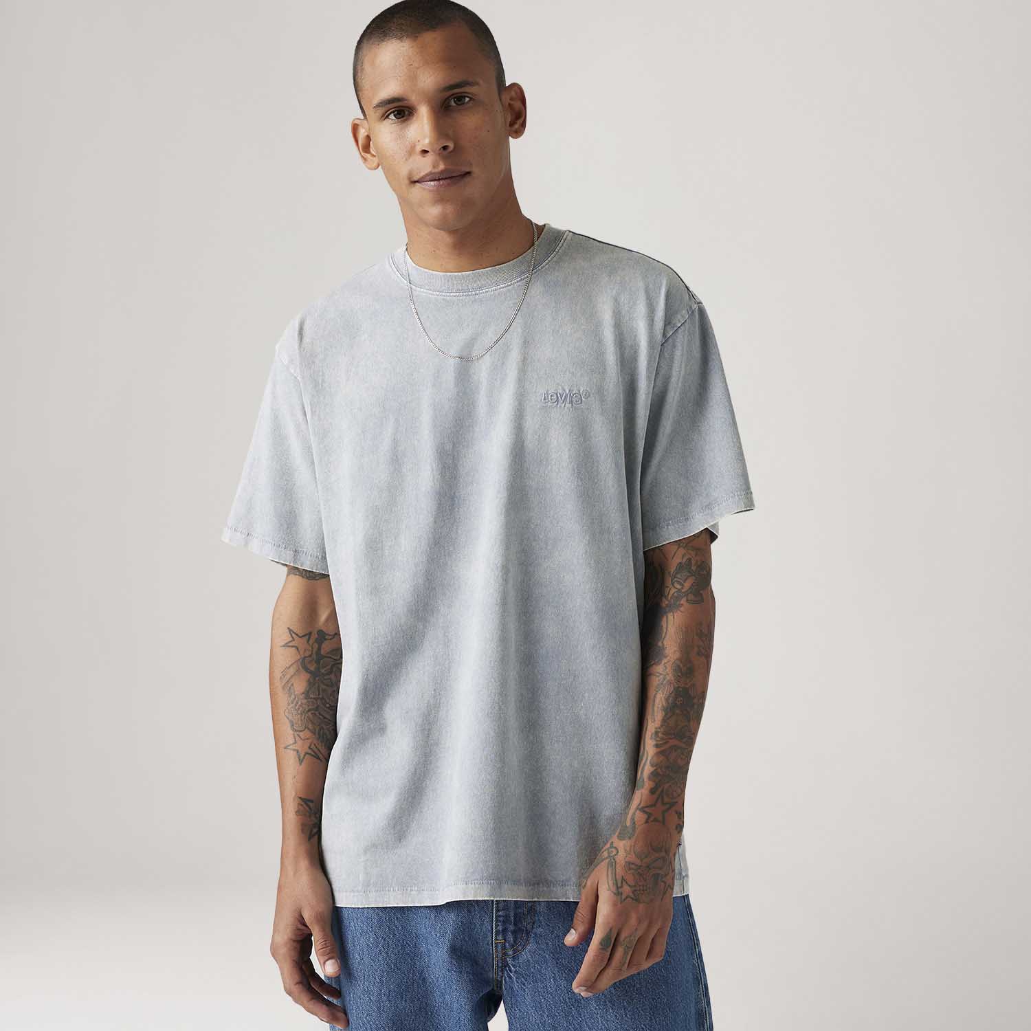 Camiseta Levi's® Red Tab Vintage Azul Manga Curta - Levi's® Brasil