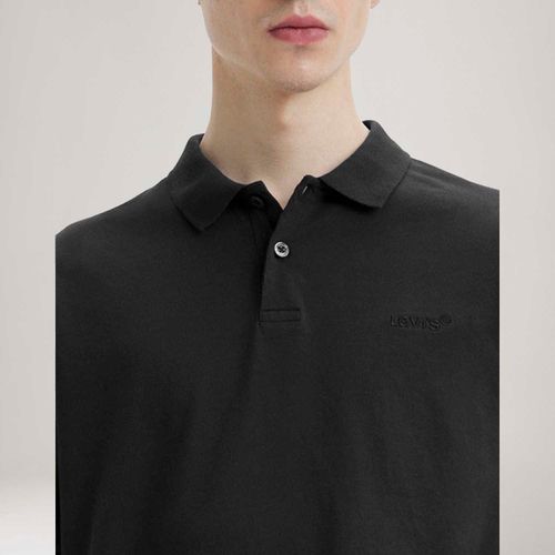 Camisa Polo Levi's® Authentic Preta Manga Curta