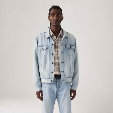Jaqueta Jeans Levi's® The Trucker Jacket Lavagem Clara