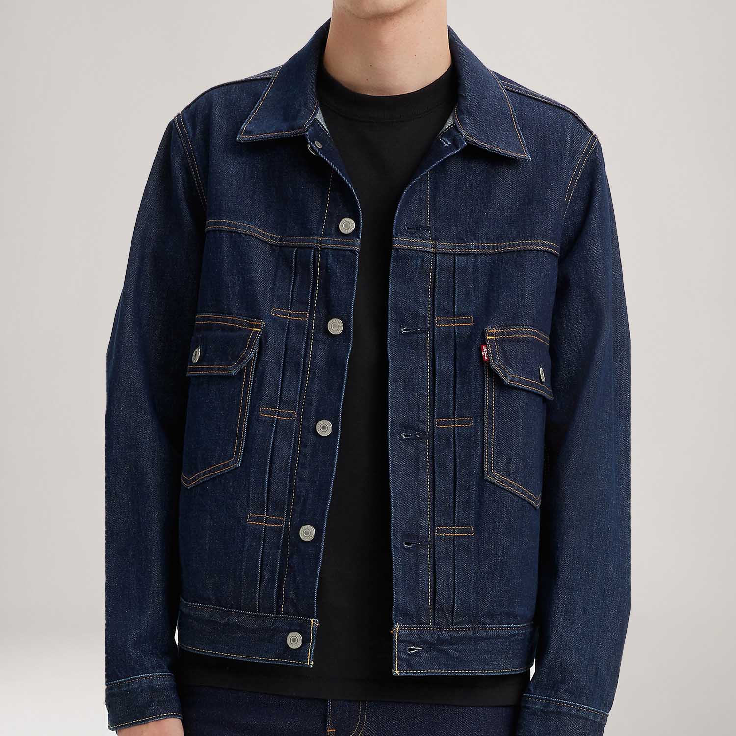 Jaqueta Levi's® Trucker Type II Lavagem Escura - Levi's® Brasil