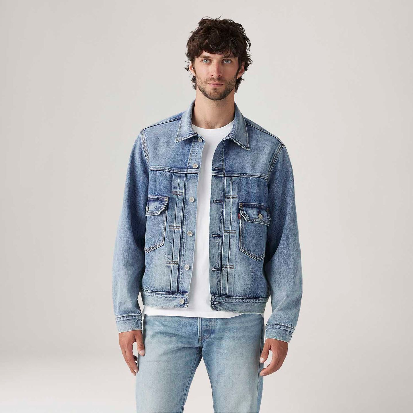 Jaqueta Levi's® Trucker Type II Lavagem Média - Levi's® Brasil