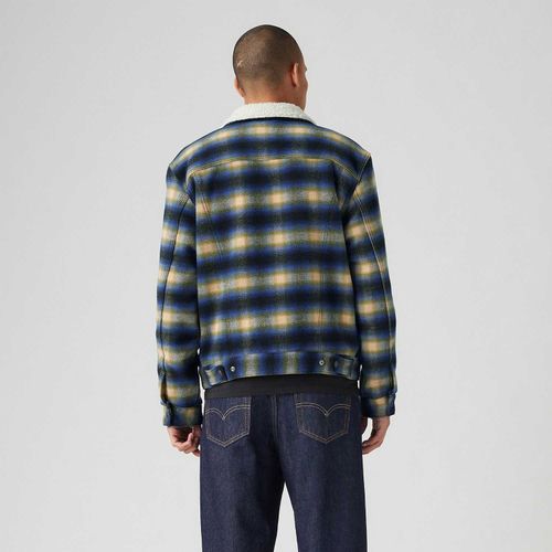 Jaqueta Jeans Levi's® Trucker Sherpa Plaid Type III