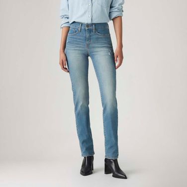 Calça Jeans Levi's® 314® Shaping Straight Lavagem Média