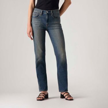 Calça Jeans Levi's® 724® High Rise Straight Lavagem Escura