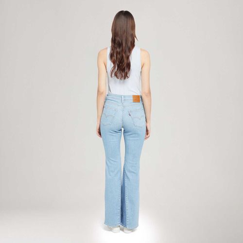 Calça Jeans Levi's® 726® High Rise Flare Layered Lavagem Média