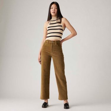 Calça Jeans Levi's® Ribcage Straight Ankle Off White