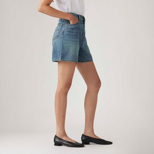 Short Jeans Levi's® High Baggy Lavagem Média