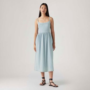 Vestido Jeans Levi's® Alessie Lavagem Clara