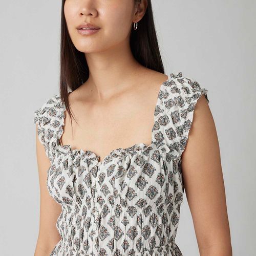 Vestido Levi's® Amaya Branco Estampado