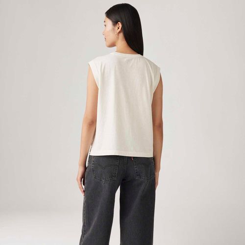 Blusa Levi's® Boxy Tank Branca Manga Curta