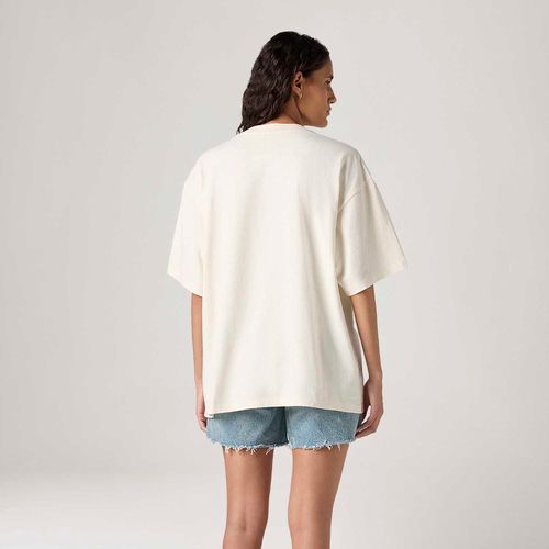 Camiseta Levi's® Graphic Stack Branca Manga Curta