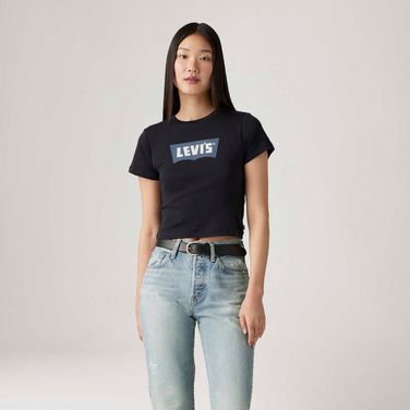 Camiseta Levi's® Essential Sporty Preta Manga Curta