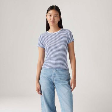 Blusa Levi's® Hayes Azul Manga Curta