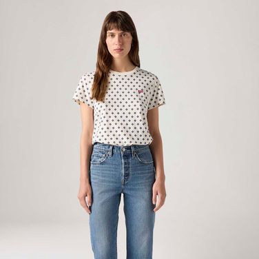 Camiseta Levi's® Perfect Tee Azul Manga Curta