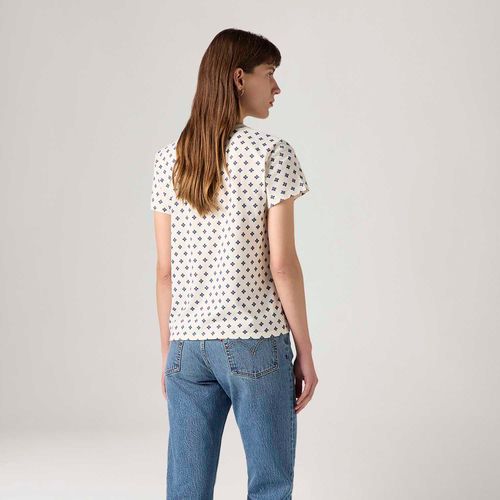 Camiseta Levi's® Perfect Tee Azul Manga Curta