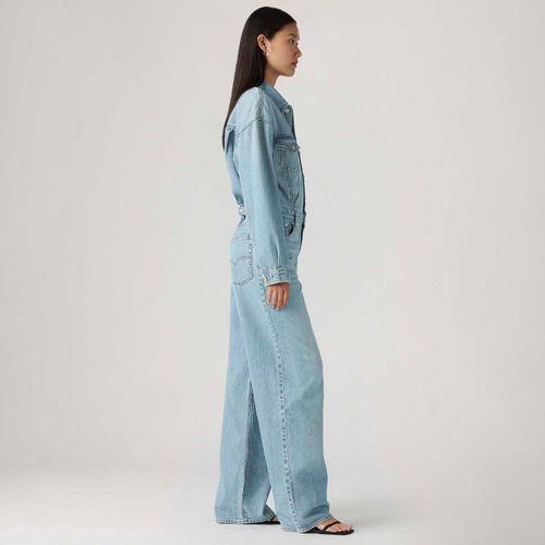Macacão Jeans Levi's® Baggy Lavagem Clara Manga Longa