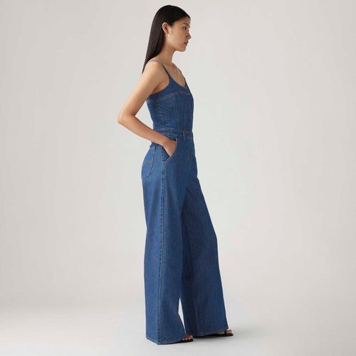 Macacão Jeans Levi's® Bustier Jumpsuit Lavagem Escura