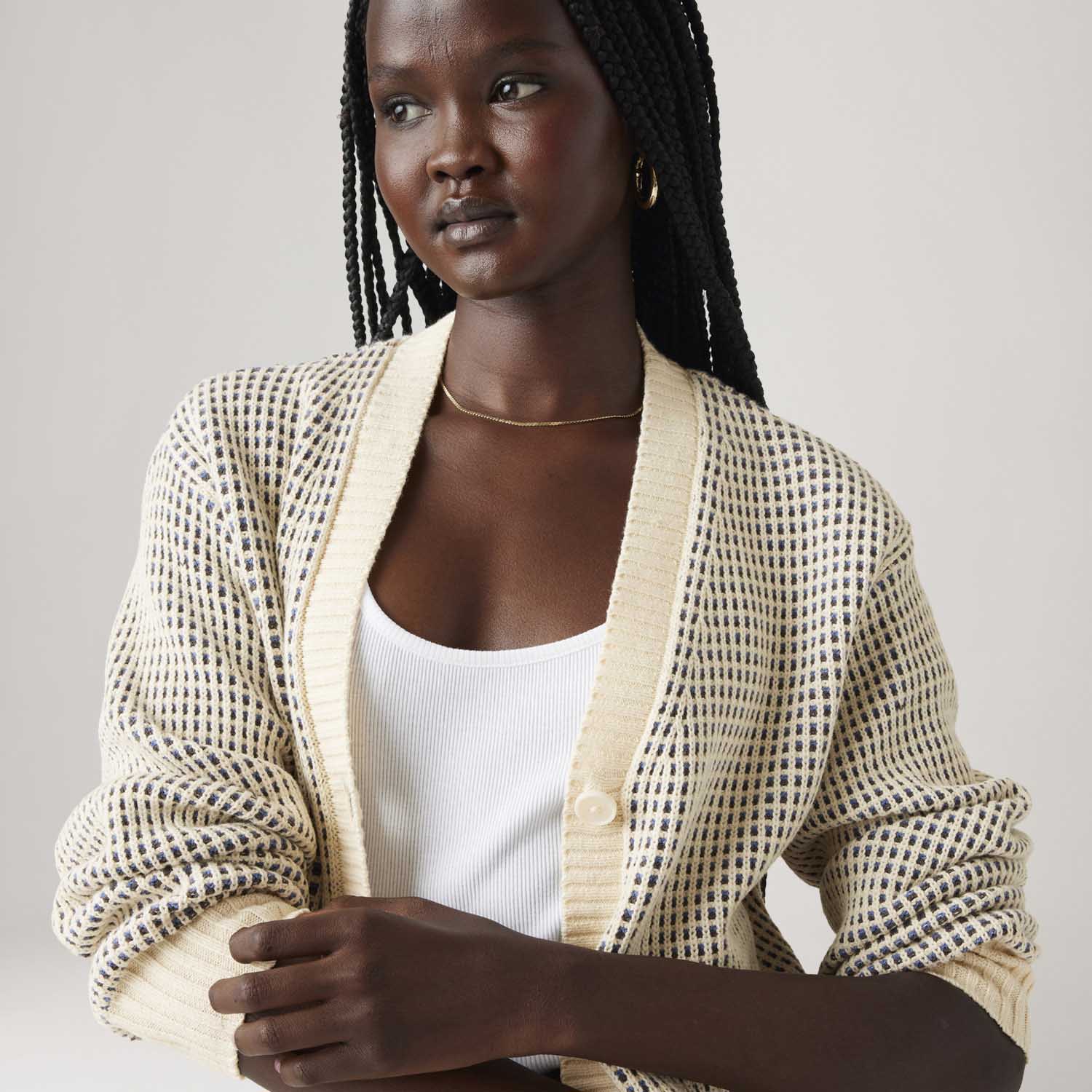 Cardigã Levi's® Snowflack Manga Longa - Levi's® Brasil