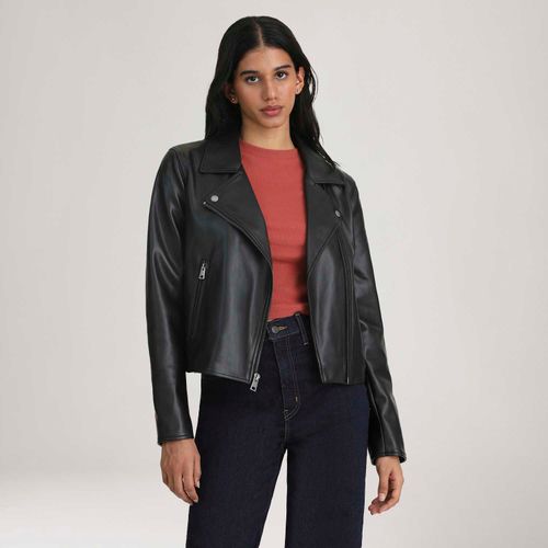 Jaqueta Levi's® Clean Moto Couro Sintético Preta