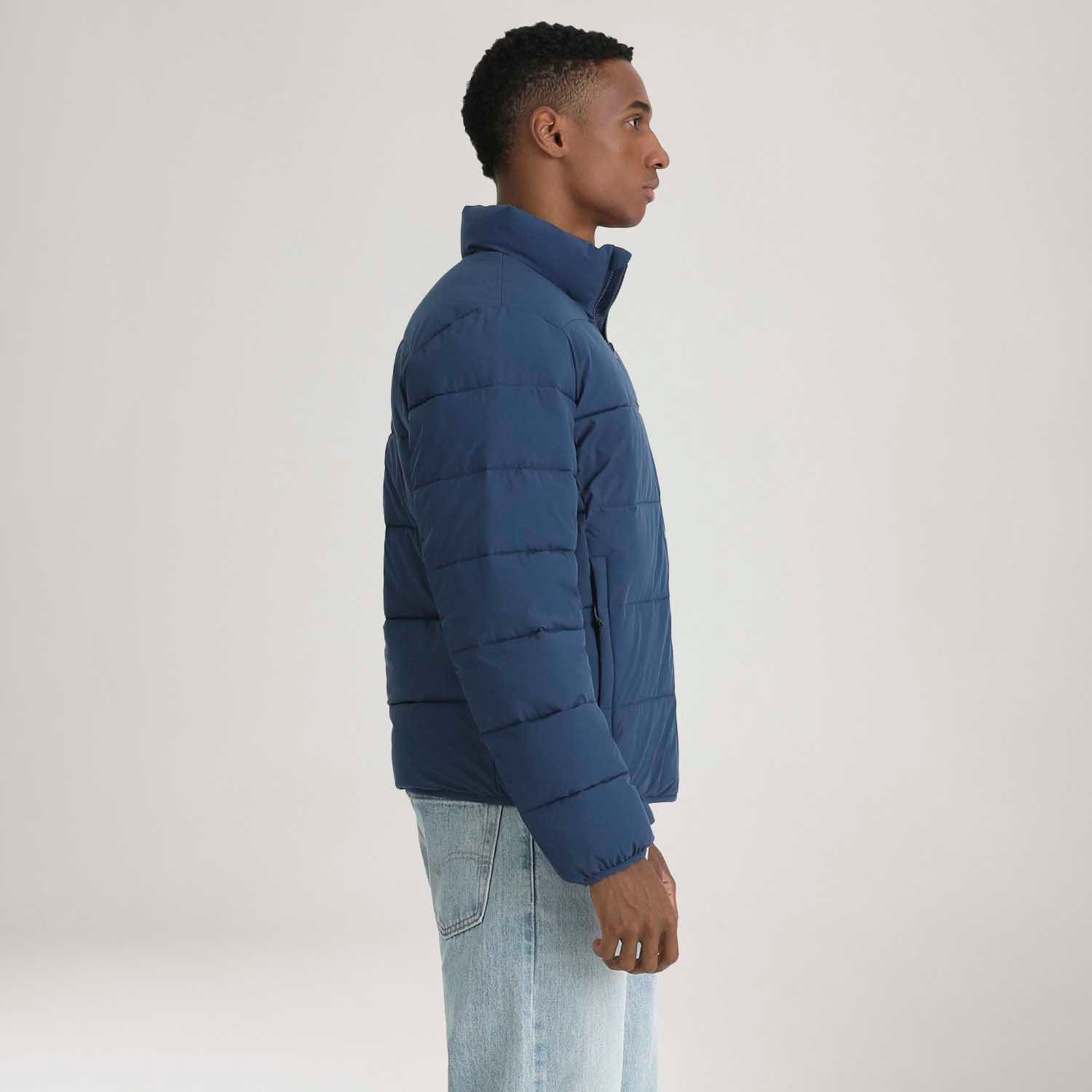 Jaqueta Puffer Levi's® Packable Quilted Azul - Levi's® Brasil