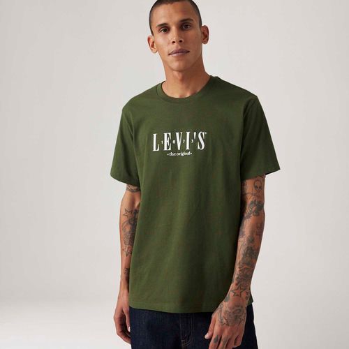 Camiseta Levi's® Relaxed Fit Verde Manga Curta