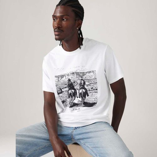 Camiseta Levi's® Relaxed Fit Branca Manga Curta