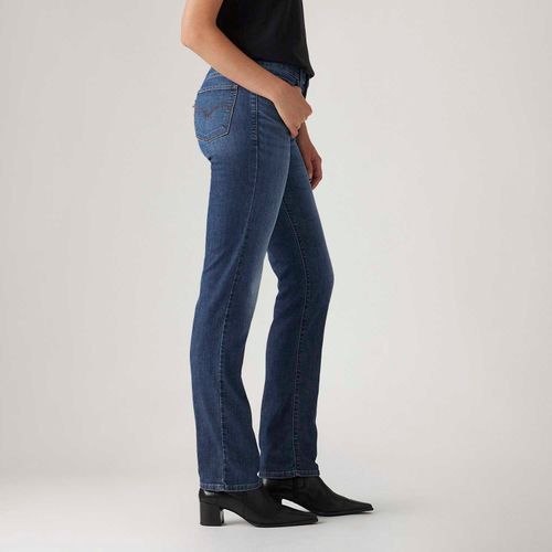 Calça Jeans Levi's® 314® Shaping Straight Lavagem Escura