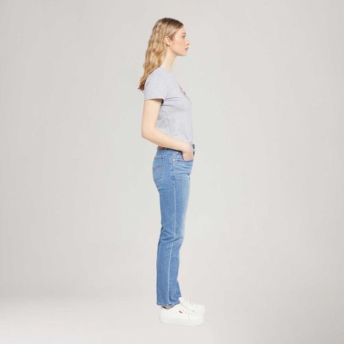 Calça Jeans Levi's® 724® High Rise Straight Lavagem Média