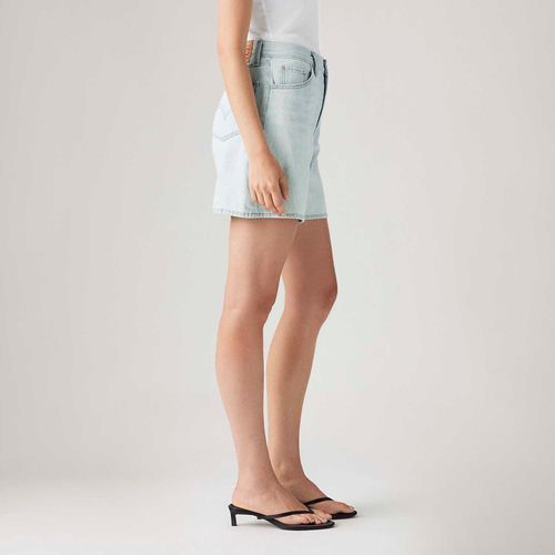 Short Jeans Levi's® High Baggy Lavagem Clara