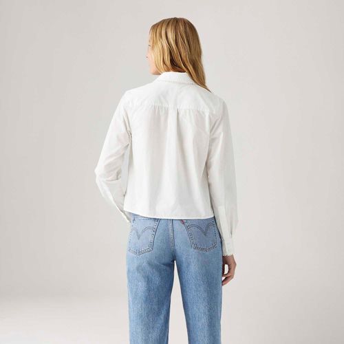 Camisa Levi's® Winona Branca Manga Longa
