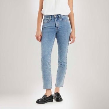 Calça Jeans Levi's® 721® High Rise Skinny Lavagem Clara