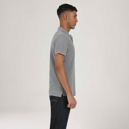 Camisa Polo Levi's® HM Classic Cinza Manga Curta