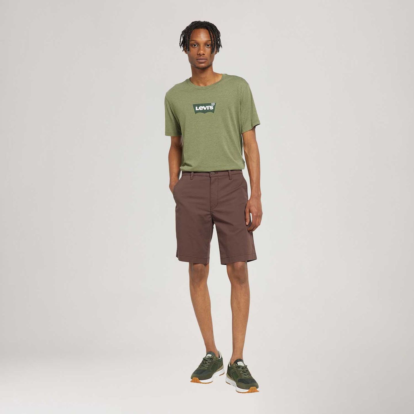 LOHEN★DOUBLE WAIST HALF PANTS Bermuda Levi's® XX Chino Slim II Marrom - Levi's® Brasil