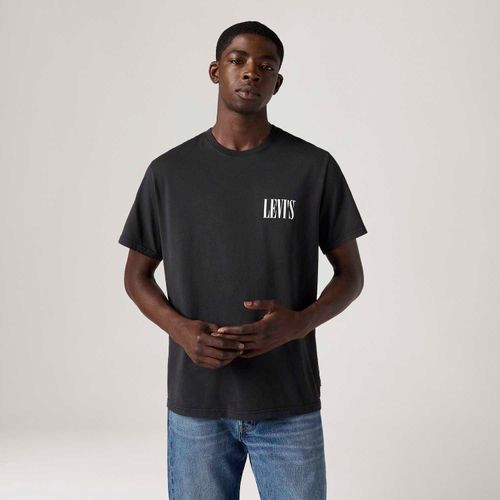 Camiseta Levi's® Relaxed Fit Preta Manga Curta