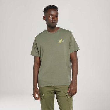 Camiseta Levi's® Relaxed Fit Verde Manga Curta