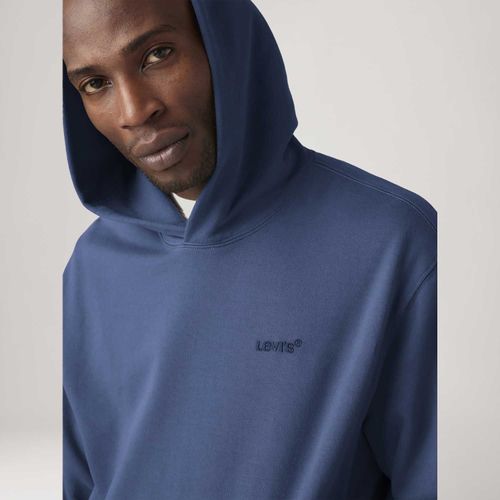 Moletom Levi's® The Authentic Hoodie Com Capuz Azul Manga Longa