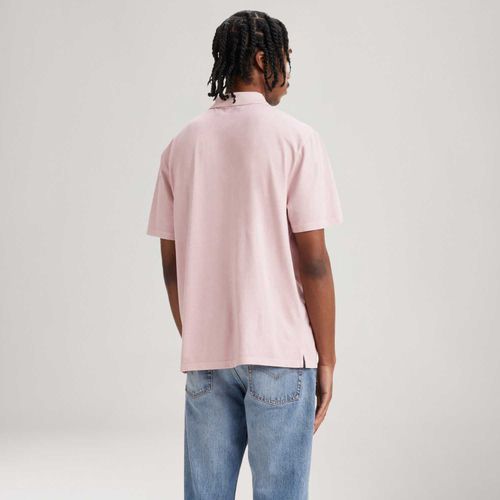 Camisa Polo Levi's® Authentic Rosa Manga Curta